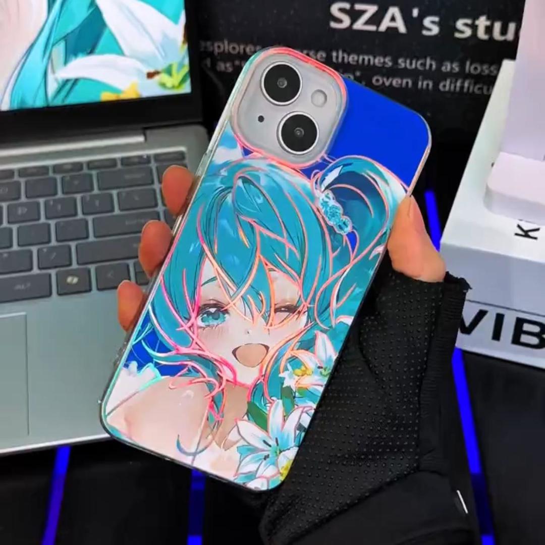 初音未來極光金防摔手機殼