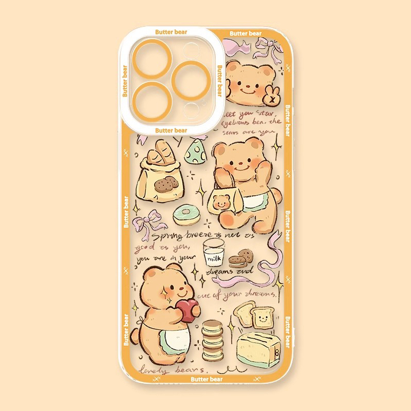 黃油小熊透明防摔軟殼-GOODTOYSTUDIO