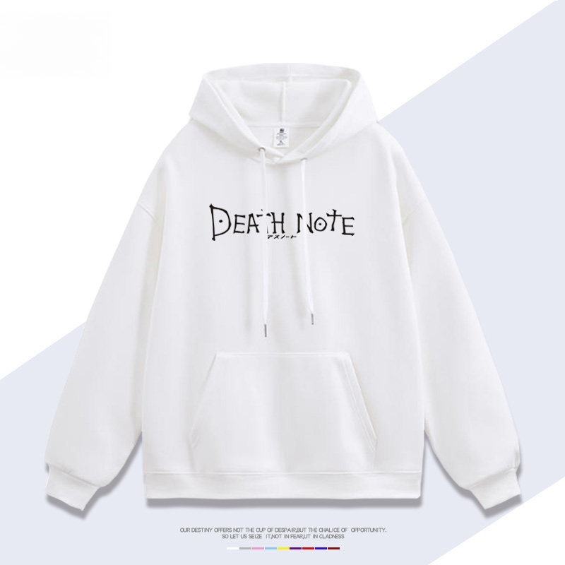 死亡筆記周邊新款 男女情侶同款連帽衛衣