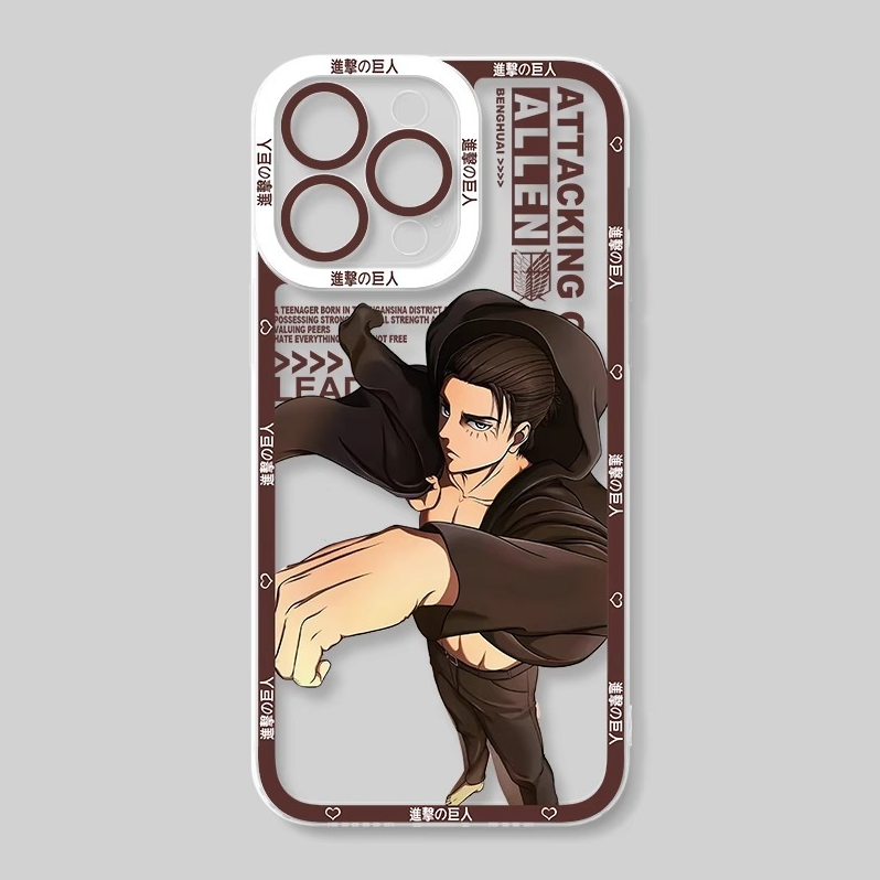 蘋果 系列進擊的巨人天使眼透明防摔軟殼