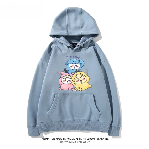 chiikawa X 寶可夢系列 聯名衛衣2025秋冬新款 親子情侶裝連帽衛衣