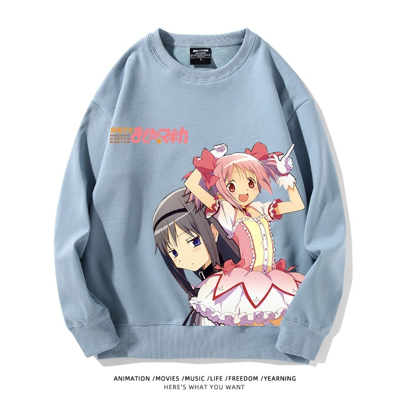 魔法少女小圓聯名親子情侶裝 圓領長袖