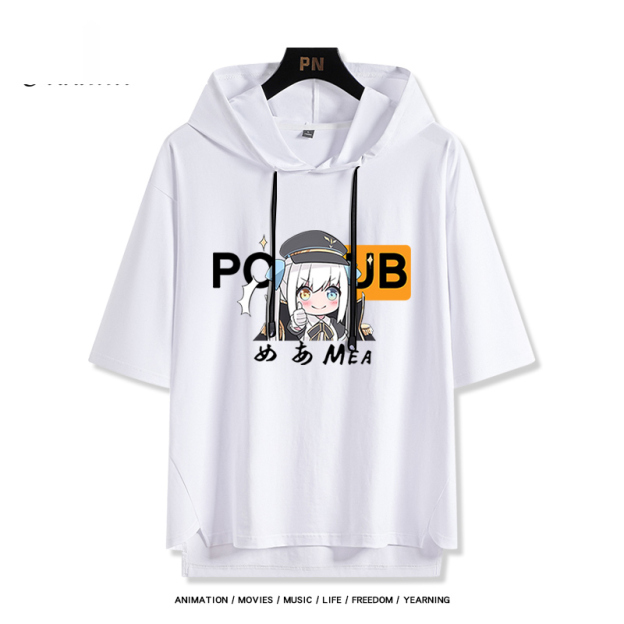 油管衝國女王神樂Mea 連帽短袖T恤-GOODTOYSTUDIO