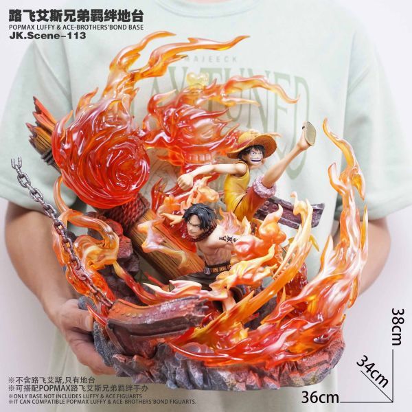 【預購】Jacksdo POPMAX魯夫艾斯兄弟羈絆地臺（不含人物）