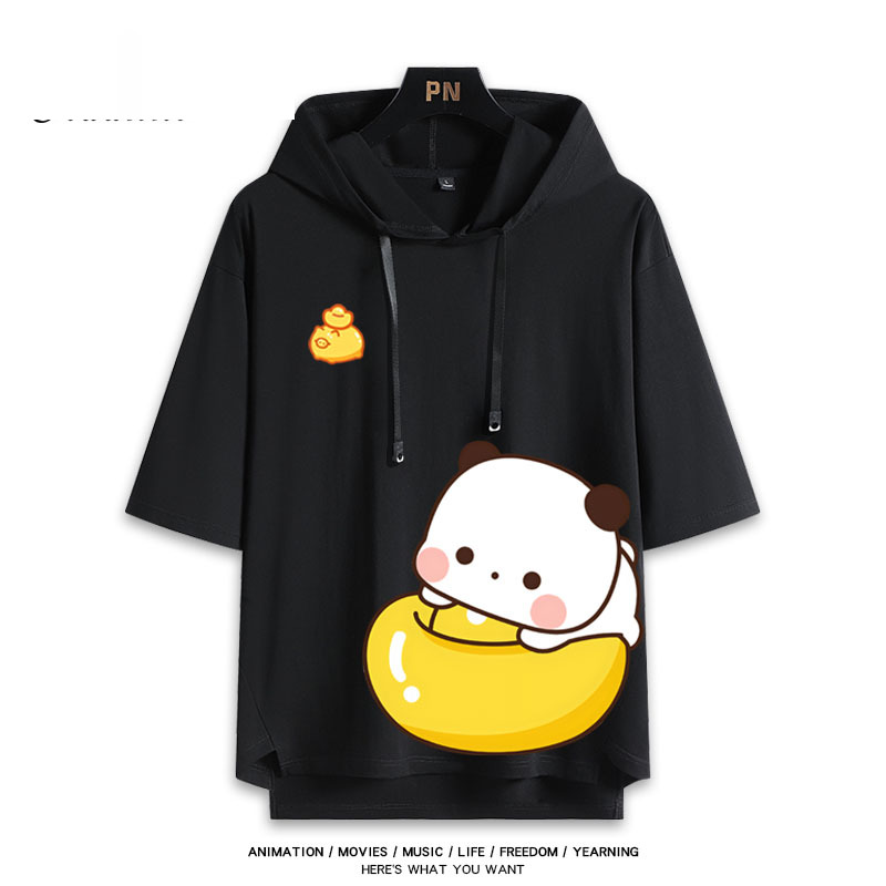 一二和布布 連帽短袖T恤-GOODTOYSTUDIO