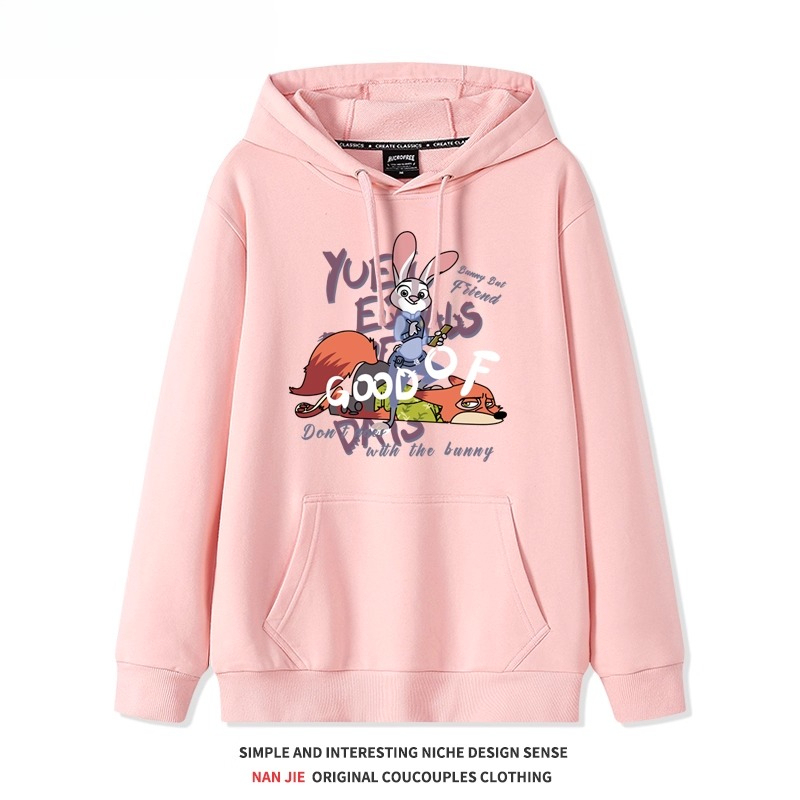 瘋狂動物城 聯名衛衣2025秋冬新款 親子情侶裝連帽衛衣