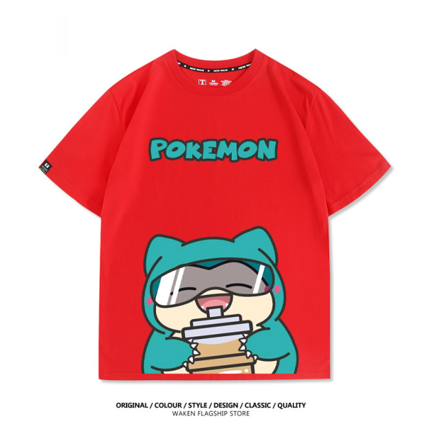 精靈寶可夢 啵啵奶茶 印花T恤-GOODTOYSTUDIO