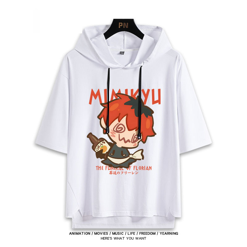 葬送的芙莉蓮 連帽短袖T恤-GOODTOYSTUDIO