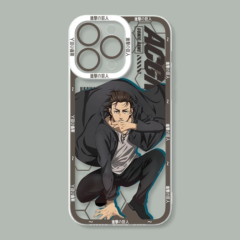 蘋果 系列進擊的巨人天使眼透明防摔軟殼