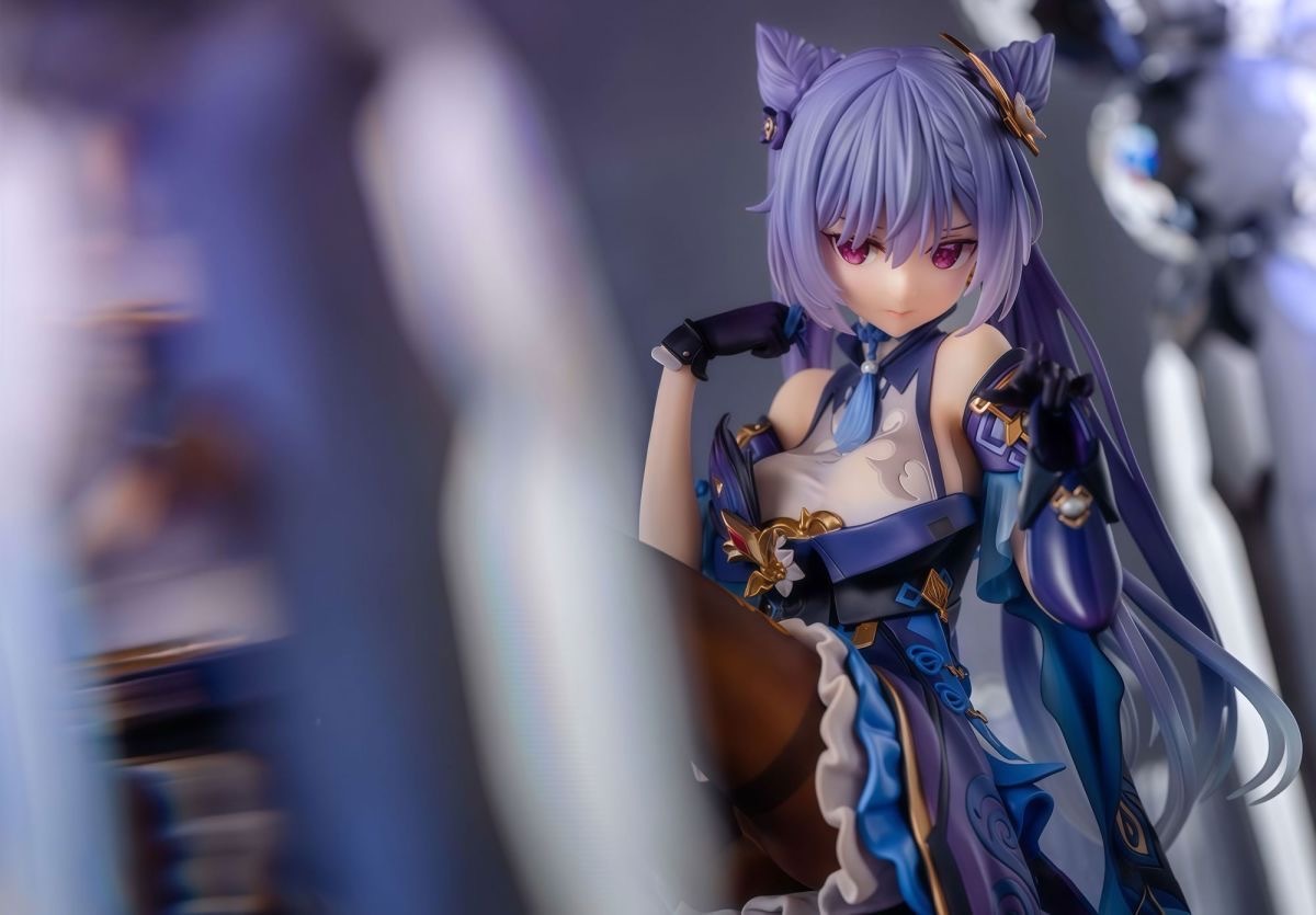 原神 霆霓快雨 刻晴 提鞋坐姿 1/7 雙頭雕-GOODTOYSTUDIO