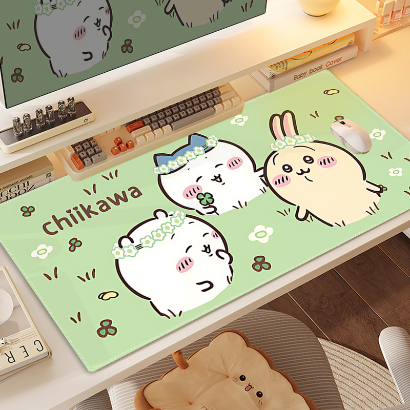 Chiikawa 主題桌墊 布質滑鼠墊