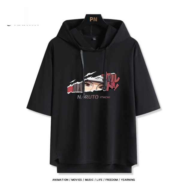 火影忍者 連帽短袖T恤-GOODTOYSTUDIO