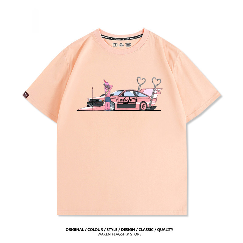 孤獨搖滾 印花T恤-GOODTOYSTUDIO