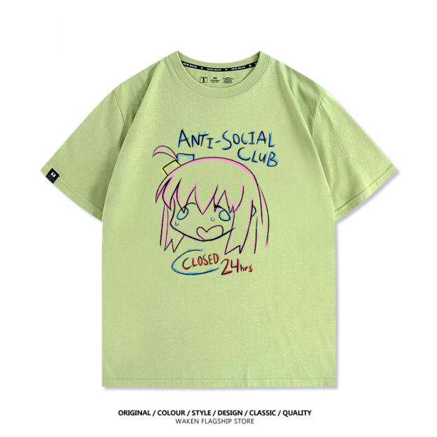 孤獨搖滾 後藤一里 印花T恤-GOODTOYSTUDIO