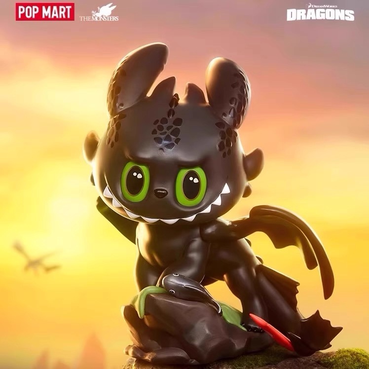 Q版馴龍高手 labubu無牙仔夜煞光煞-GOODTOYSTUDIO