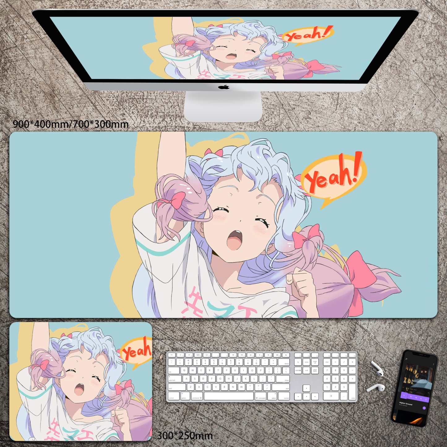 動漫系列 主題桌墊 布質滑鼠墊