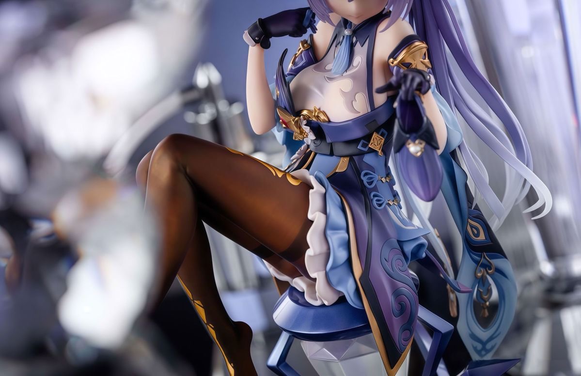 原神 霆霓快雨 刻晴 提鞋坐姿 1/7 雙頭雕-GOODTOYSTUDIO