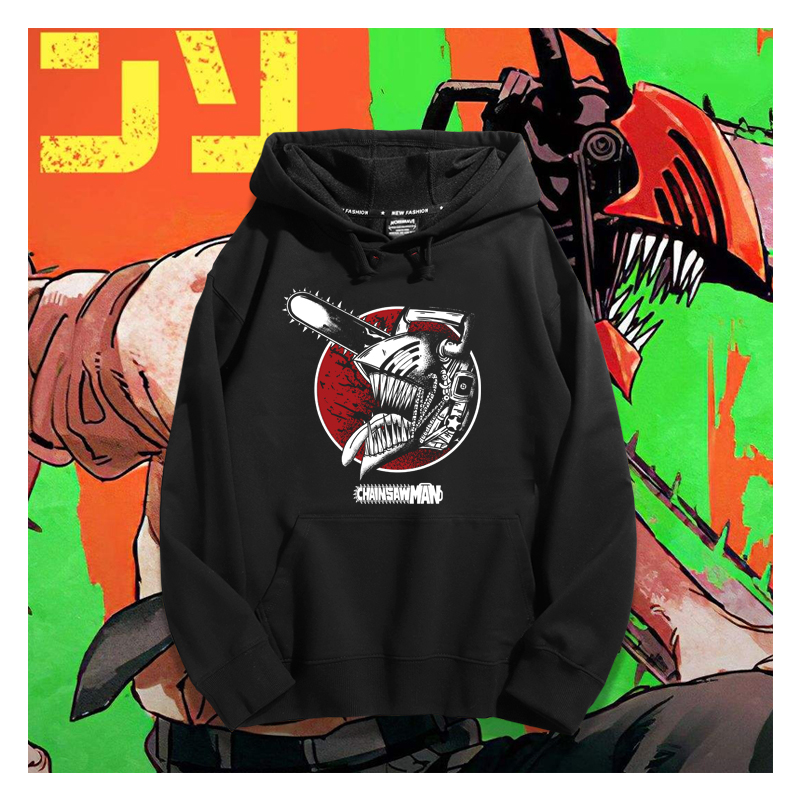 鏈鋸人 2025秋冬新款 親子情侶男女連帽衛衣-ZUIHANG SHOP