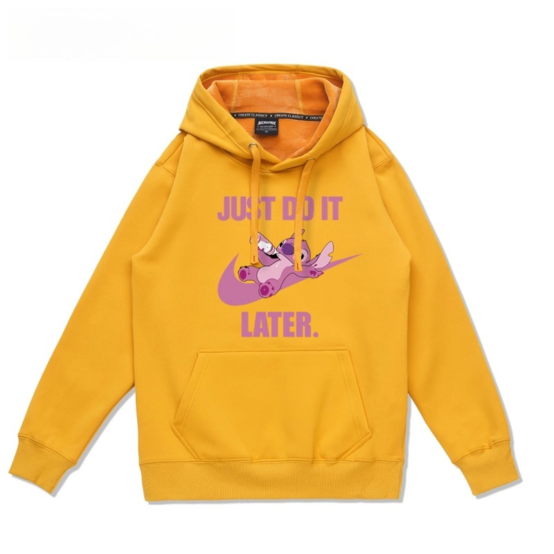 史迪仔卡通 聯名衛衣2025秋冬新款 親子情侶裝連帽衛衣