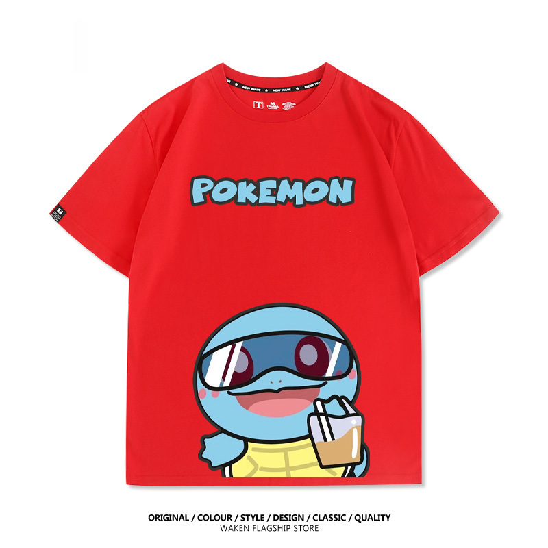 精靈寶可夢 啵啵奶茶 印花T恤-GOODTOYSTUDIO