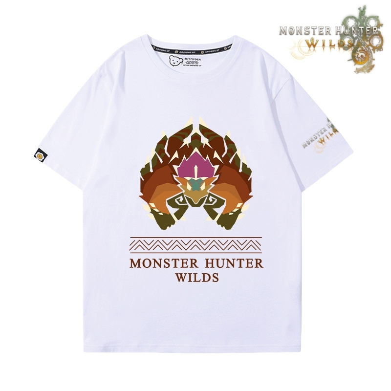 魔物獵人荒野印花短袖T恤