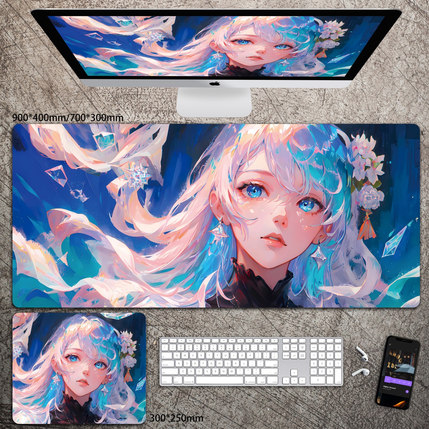 動漫系列 主題桌墊 布質滑鼠墊