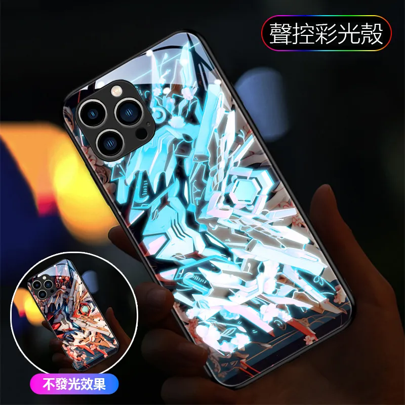 機動戰士鋼彈來電閃智能發光手機殼