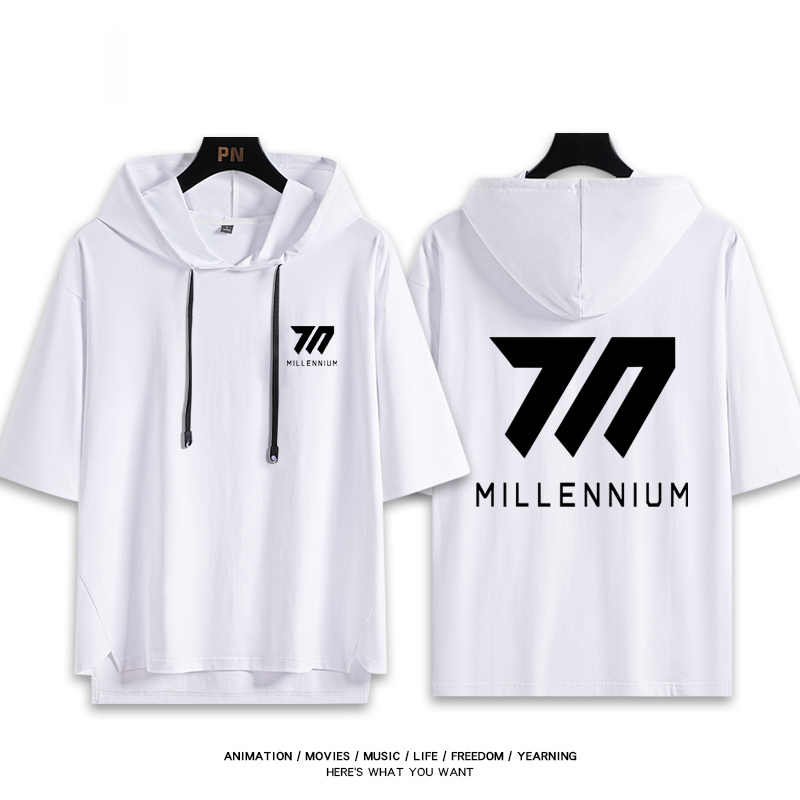 蔚藍檔案 鬼方佳代子 連帽短袖T恤-GOODTOYSTUDIO