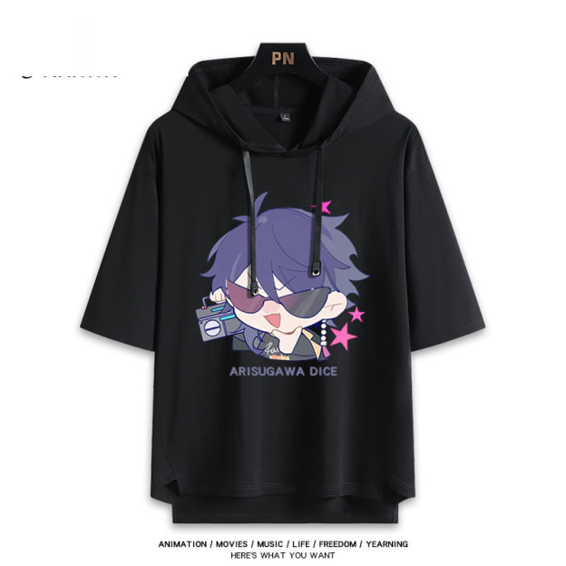 催眠麥克風 連帽短袖T恤-GOODTOYSTUDIO