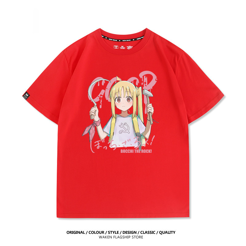 孤獨搖滾 伊地知虹夏 印花T恤-GOODTOYSTUDIO