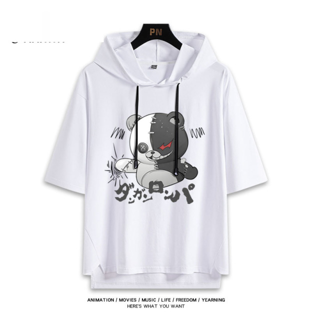 彈丸論破 連帽短袖T恤-GOODTOYSTUDIO