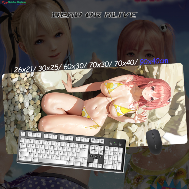 生死格鬥系列 超大鎖邊主題桌墊 布質滑鼠墊