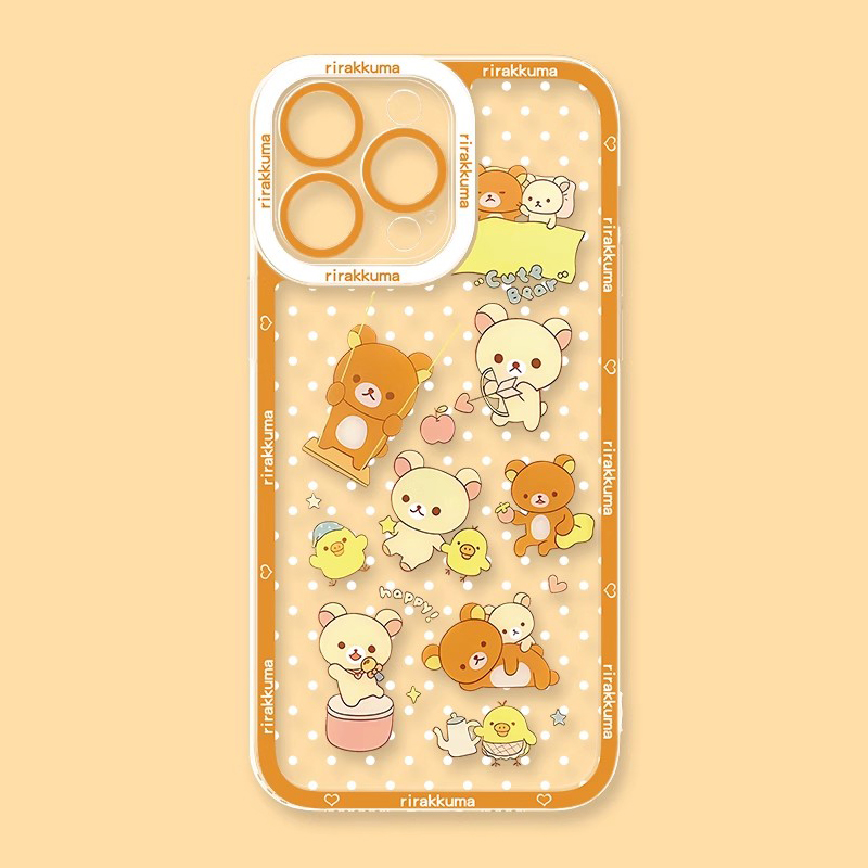 rirakkuma輕鬆熊透明防摔軟殼-GOODTOYSTUDIO