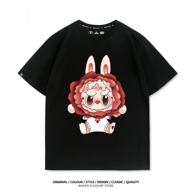 Labubu卡通潮牌 印花T恤-GOODTOYSTUDIO