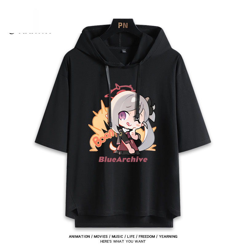 蔚藍檔案 連帽短袖T恤-GOODTOYSTUDIO