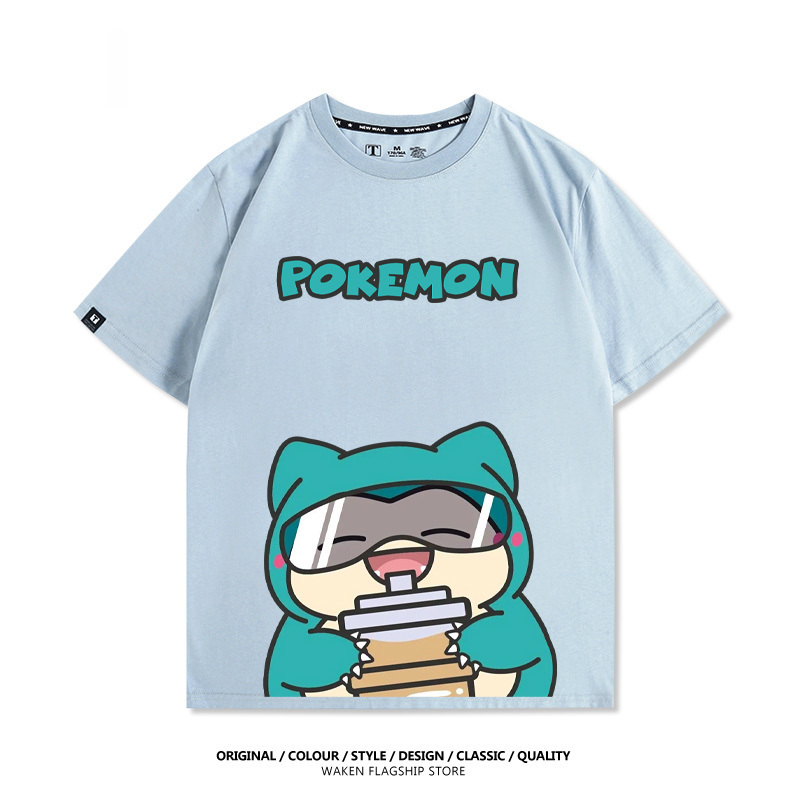 精靈寶可夢 啵啵奶茶 印花T恤-GOODTOYSTUDIO