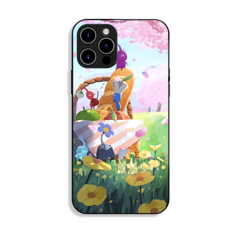 皮克敏 PIKMIN 高清鋼化玻璃手機殼