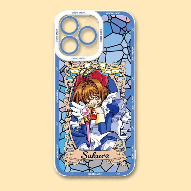 魔卡少女櫻天使眼透明防摔軟殼