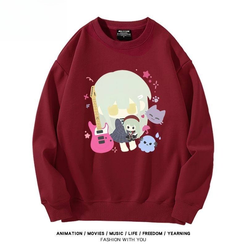 Mygo!AveMujica若葉睦 聯名親子情侶裝 圓領長袖