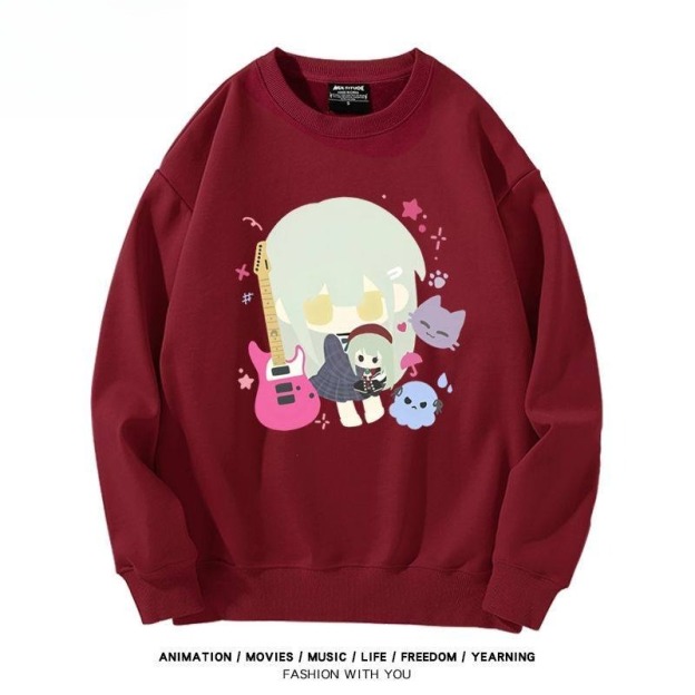 Mygo!AveMujica若葉睦 聯名親子情侶裝 圓領長袖