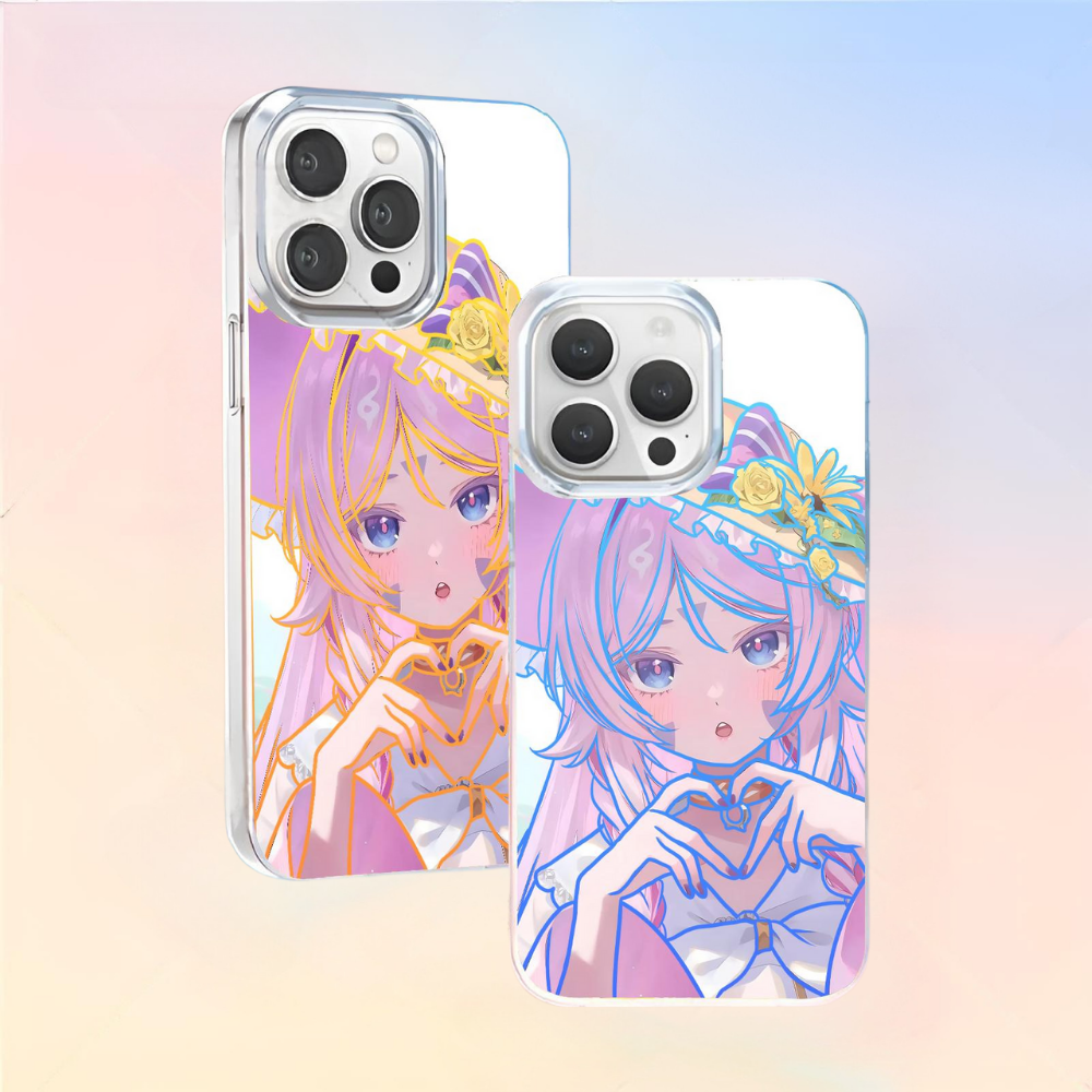 原神極光金漸變防摔手機殼