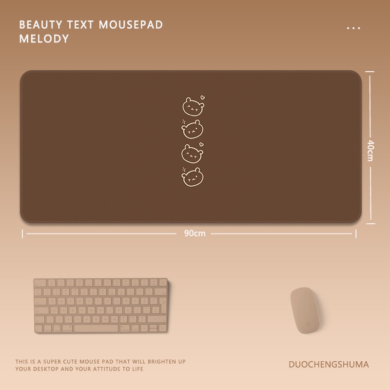 可愛卡通電競超大遊戲加厚防滑鼠標墊