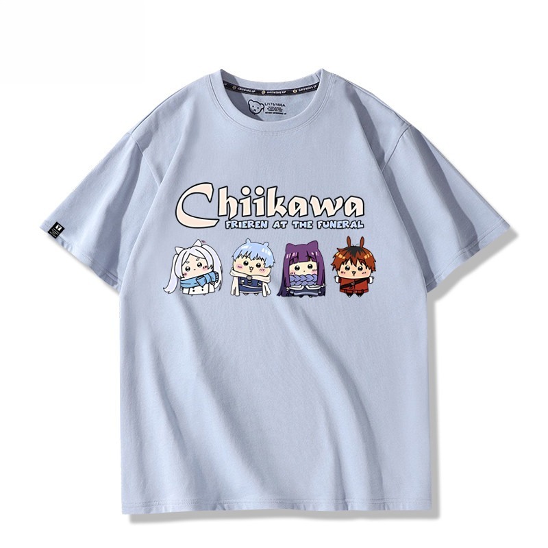 Chiikawa X 葬送的芙莉蓮  印花短袖T恤