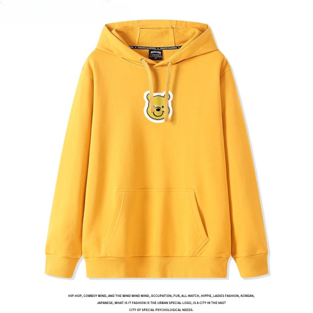 小熊維尼 聯名衛衣2025秋冬新款 親子情侶裝連帽衛衣