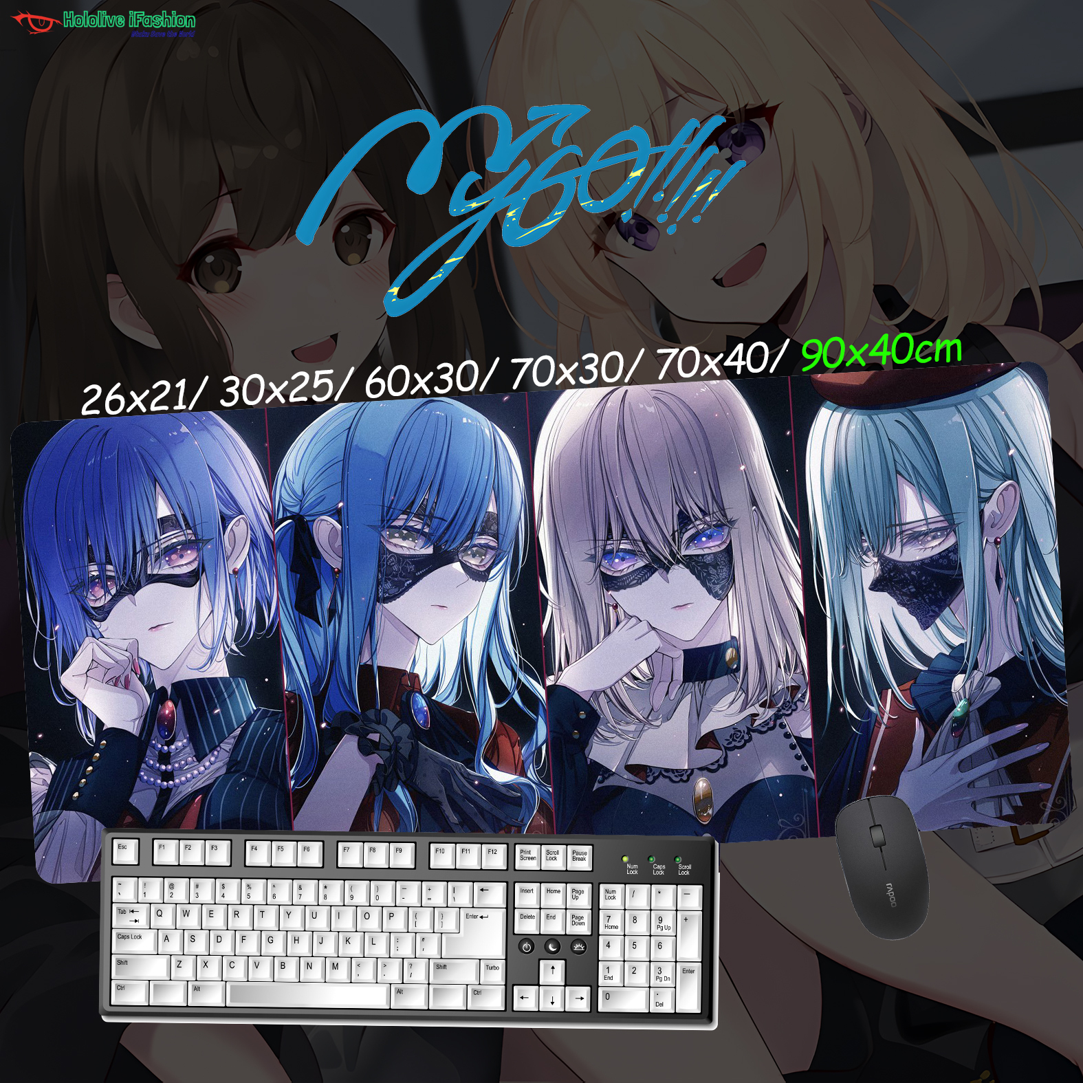 BanG Dream! It's MyGO!!!!! 超大鎖邊主題桌墊 布質滑鼠墊