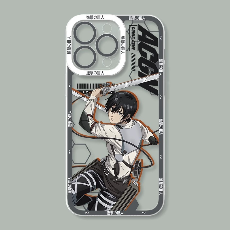 蘋果 系列進擊的巨人天使眼透明防摔軟殼