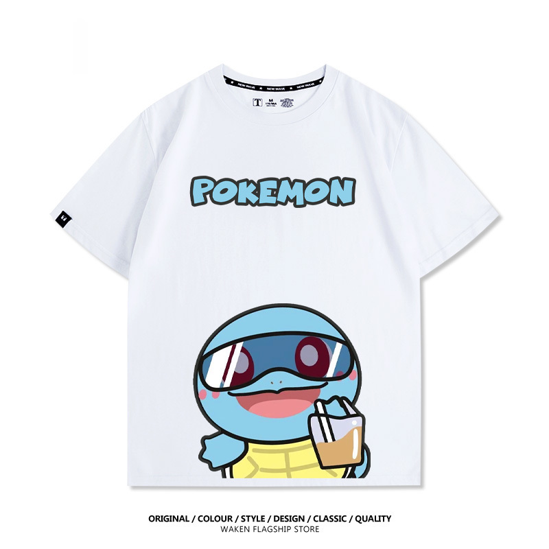 精靈寶可夢 啵啵奶茶 印花T恤-GOODTOYSTUDIO