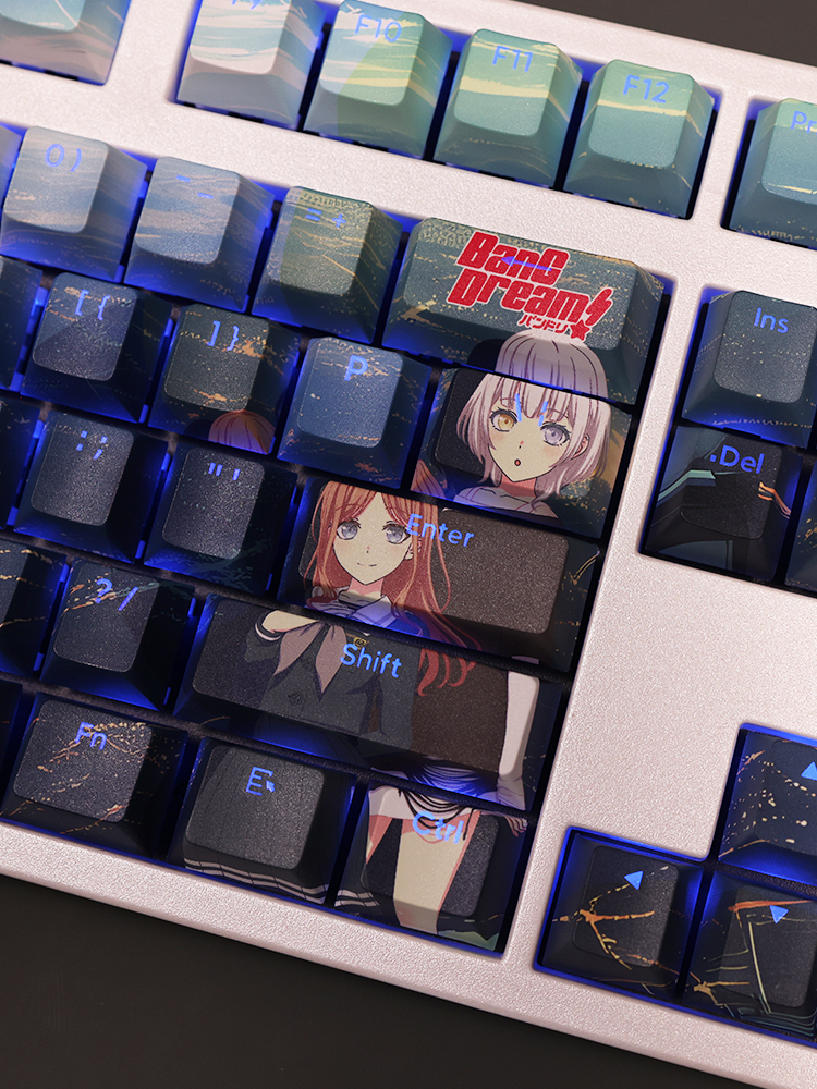 MYGO!!!!!透光RGB108鍵標準配列衛星軸鍵帽-GOODTOYSTUDIO