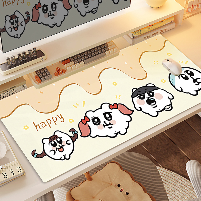 Chiikawa 主題桌墊 布質滑鼠墊