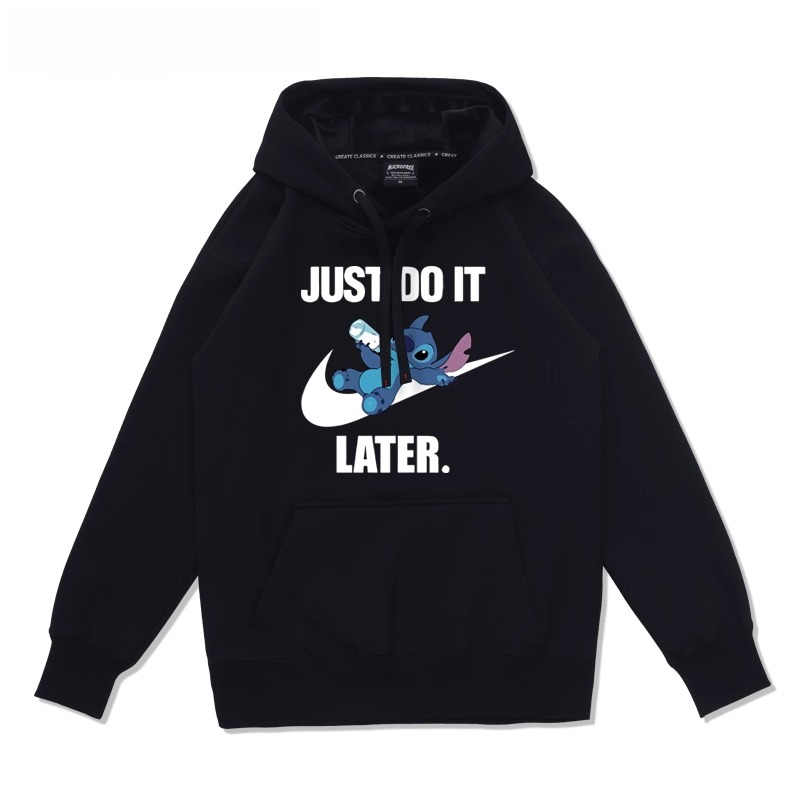 史迪仔卡通 聯名衛衣2025秋冬新款 親子情侶裝連帽衛衣